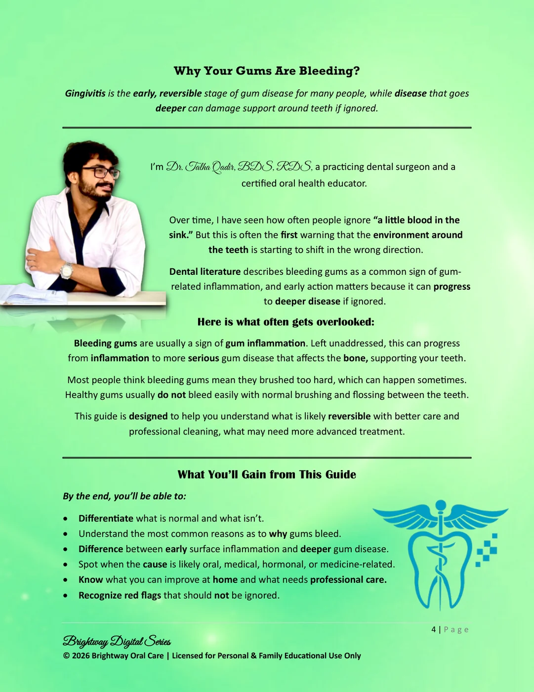 What readers gain from the bleeding gums guide preview