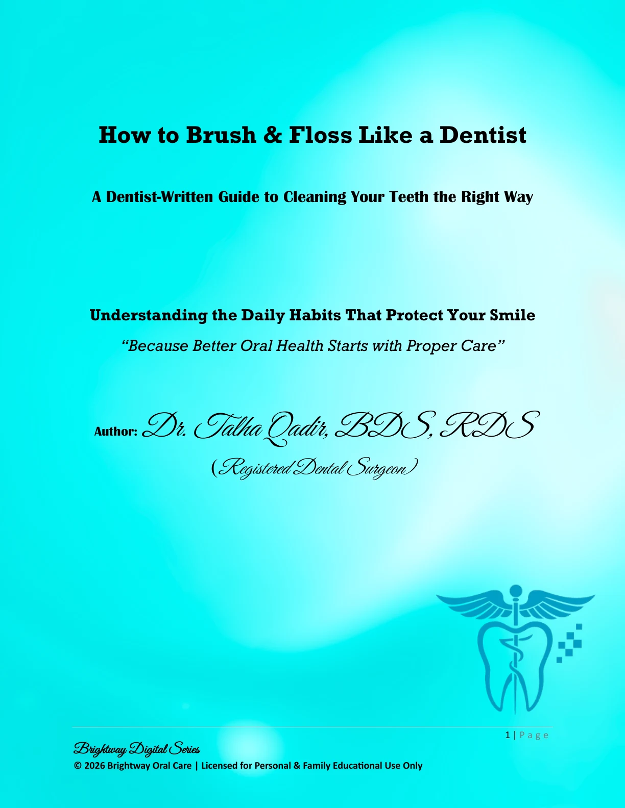 Brush and floss guide cover preview