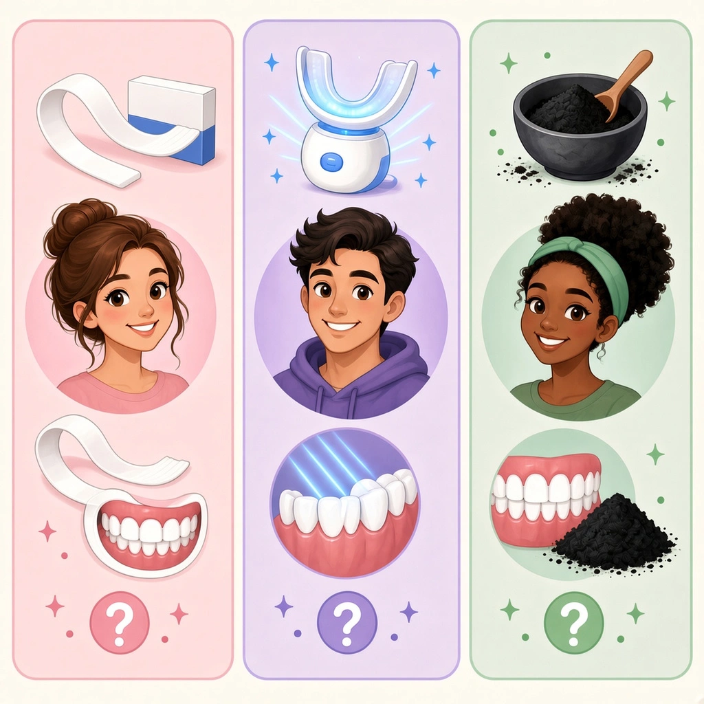The Whitening Method Comparison tool from the guide